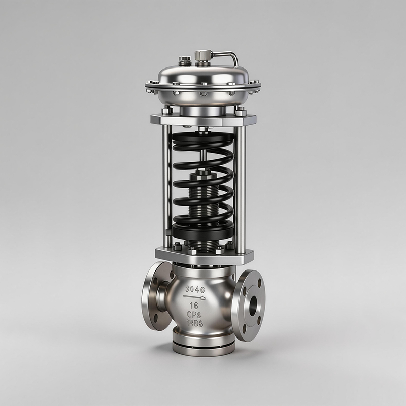 Self-Operated Pressure Control Valve for gas or Liquid